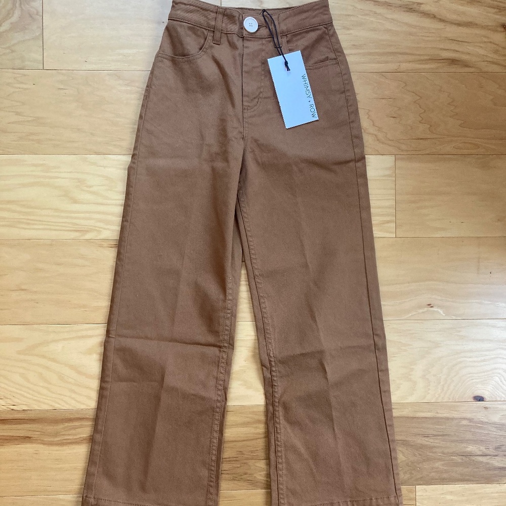 NEW Whimsey+Row Flora pant in Mushroom Size 24